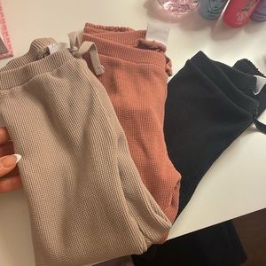Zara Toddlee waffle knit leggings
